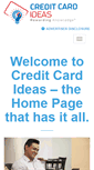 Mobile Screenshot of creditcardideas.com